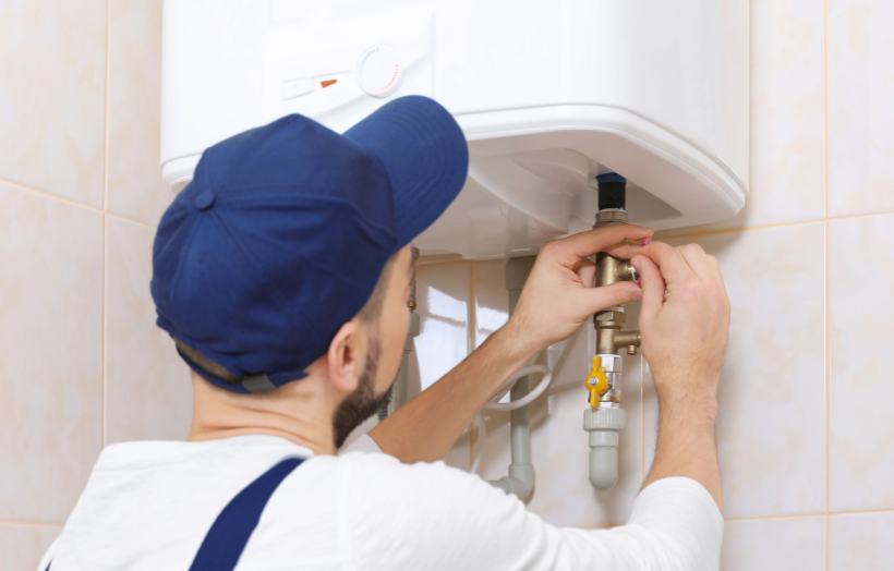 geyser-installation-by-professional-plumber-for-home-hot-water-system